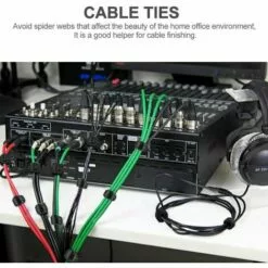 ABCRITAL Attache Cable, Noir Réglable Réutilisable Serre Cable Auto-Agrippant (100 Pièces 150 X 12 Mm) 9 ABCRITAL Attache Cable, Noir Réglable Réutilisable Serre Cable Auto-Agrippant (100 Pièces 150 X 12 Mm) -Treuil, cric, palan et accessoires Soldes Boutique 37091243 5