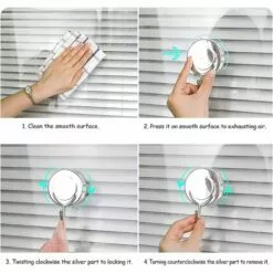 BETTERLIFE Crochet à Ventouse Sous Vide Pour Salle De Bains Toilettes Cuisine Crochet Serviette Puissant Crochet De Douche Peignoir En Acier Inoxydable (2pack) 9 BETTERLIFE Crochet à Ventouse Sous Vide Pour Salle De Bains Toilettes Cuisine Crochet Serviette Puissant Crochet De Douche Peignoir En Acier Inoxydable (2pack) -Treuil, cric, palan et accessoires Soldes Boutique 37833697 5