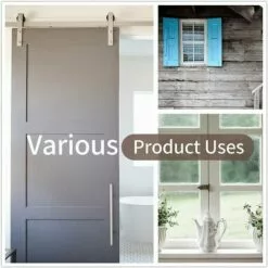 BETTERLIFE Crochet De Cabine Crochet Crochet Black, 2pcs Acier Inoxydable 150mm Verrou à Porille Robuste, Crochet Et Verrouillage Pour Garage, Porte, Fenêtre (6 Pouces) 9 BETTERLIFE Crochet De Cabine Crochet Crochet Black, 2pcs Acier Inoxydable 150mm Verrou à Porille Robuste, Crochet Et Verrouillage Pour Garage, Porte, Fenêtre (6 Pouces) -Treuil, cric, palan et accessoires Soldes Boutique 38157900 5