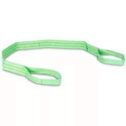 STEINBERG Élingue Plate Double Épaisseur Textile Sangle De Levage En Polyester 2m CMU 2t - Vert