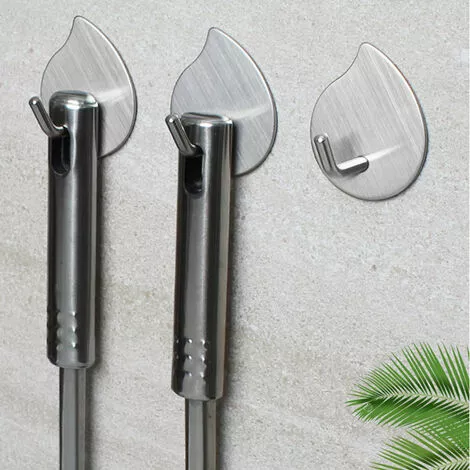 BETTERLIFE Crochets Adhésifs De La Cuisine Pour Suspendre Les Crochets De Serviette Murale Heavy Duty Heavy Duty Steel Hook Crochet D'étanche Crochet Pour Bureau De Salle De Bain, Manteau Adhésif Crochet Crochet Stick Sur Le Mur (6 Pack) 3 BETTERLIFE Crochets Adhésifs De La Cuisine Pour Suspendre Les Crochets De Serviette Murale Heavy Duty Heavy Duty Steel Hook Crochet D'étanche Crochet Pour Bureau De Salle De Bain, Manteau Adhésif Crochet Crochet Stick Sur Le Mur (6 Pack) – Image 3