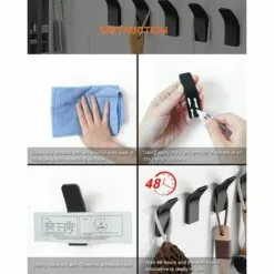 BETTERLIFE Crochets Auto-adhésifs Heavy Duty -Tea Serviette Crochets 5 Pack Nail Stick Stick Stick Sur Des Crochets, Crochets De Salle De Bain à L'épreuve De Rouille, Crochets Muraux, Amovibles Pas De Forage Crochets De Manteau Réutilisable, Crochets De Cuisine Pour 7 BETTERLIFE Crochets Auto-adhésifs Heavy Duty -Tea Serviette Crochets 5 Pack Nail Stick Stick Stick Sur Des Crochets, Crochets De Salle De Bain à L'épreuve De Rouille, Crochets Muraux, Amovibles Pas De Forage Crochets De Manteau Réutilisable, Crochets De Cuisine Pour -Treuil, cric, palan et accessoires Soldes Boutique 39236290 3