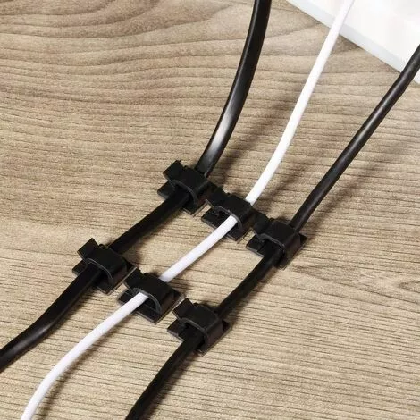 ABCRITAL 100 Pièces Mini Serre-Câbles Extérieurs Avec Rubans Adhésifs Clips De Lumière Clips De Décoration Crochets Auto-Adhésifs Porte-Fils Pour Guirlandes Lumineuses Et Guirlandes Lumineuses 5 ABCRITAL 100 Pièces Mini Serre-Câbles Extérieurs Avec Rubans Adhésifs Clips De Lumière Clips De Décoration Crochets Auto-Adhésifs Porte-Fils Pour Guirlandes Lumineuses Et Guirlandes Lumineuses – Image 5