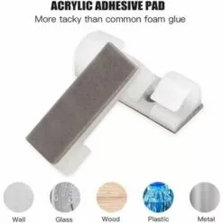 Clips Et Attache-câbles Murales 30PCS Clips Câbles Adhésifs Rangement De Câbles Fixation Auto Collant, Gestion De Câble Support Organiseur De Fils Electriques Pour TV/Chargeur/Voiture/PC/Bureau GrooFoo -Treuil, cric, palan et accessoires Soldes Boutique 40118340 3