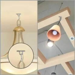 BETTERLIFE Plaque Oeillet Acier Inoxydable M5 (8 Pcs) - Oblong Crochet Métal Forme U Montage Mural Et Plafond - Suspensions -Treuil, cric, palan et accessoires Soldes Boutique 40135674 4