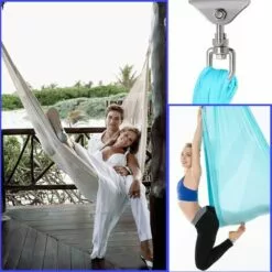 GUAZHUNIFR SUS304 Acier Inoxydable Lourds Crochet De Plafond, Crochets De Suspension, 4 Vis De Fixation Pour Béton Bois Ensembles, Yoga, Hamac, Chaise Accrochante -Treuil, cric, palan et accessoires Soldes Boutique 40554668 4