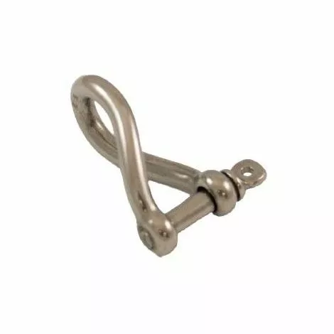 WEBSILOR Manille Torsadée Inox - Diamètre : 5mm 1 WEBSILOR Manille Torsadée Inox - Diamètre : 5mm