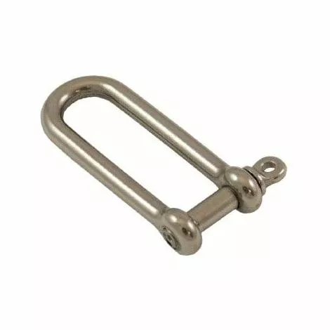 WEBSILOR Manille Droite Longue Inox - Diamètre : 6mm 1 WEBSILOR Manille Droite Longue Inox - Diamètre : 6mm