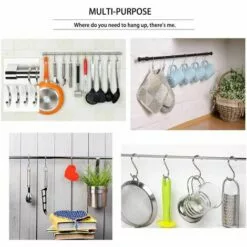 GUAZHUNIFR Lot De 20pcs Crochets En S De Suspension Multifonctions Crochets En Forme De S En Acier Inoxydable Crochet S Pour Salle De Bains Chambre Bureau Cuisine -Treuil, cric, palan et accessoires Soldes Boutique 41869232 3