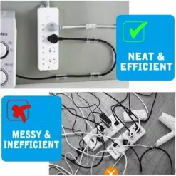 Clips Et Attache-câbles Murales 40PCS Clips Câble, Support De Fils De Rangement De Câble Avec Coussinets Auto-Adhésifs Solides, Peut être Utilisé Pour Gérer De Câbles/Fils Dans Une Maison Ou Un Bureau (Transparent) GrooFoo -Treuil, cric, palan et accessoires Soldes Boutique 42546617 4