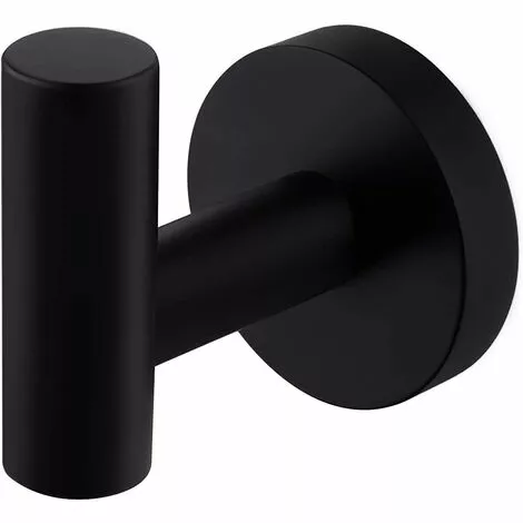 Crochet Mural Porte Serviette Salle De Bain Crochets Patère Noir Mat Acier Inoxydable SUS304 Porte Manteau Support Porte-Serviettes Rangement GrooFoo (le Noir*1) 1 Crochet Mural Porte Serviette Salle De Bain Crochets Patère Noir Mat Acier Inoxydable SUS304 Porte Manteau Support Porte-Serviettes Rangement GrooFoo (le Noir*1)