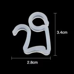 Intérieur 100 Morceaux De Crochet De Lumière De Noël Crochets Extérieurs Pour Les Guirlandes De Bardeau De Gouttière, Blanc GrooFoo -Treuil, cric, palan et accessoires Soldes Boutique 42548415 2