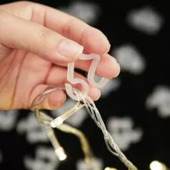 Intérieur 100 Morceaux De Crochet De Lumière De Noël Crochets Extérieurs Pour Les Guirlandes De Bardeau De Gouttière, Blanc GrooFoo -Treuil, cric, palan et accessoires Soldes Boutique 42548415 4