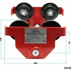 HELLOSHOP26 Chariot Porte-palan Manuel 500 Kg 45-220 Mm Treuil Outil De Levage Charge Lourde - Or -Treuil, cric, palan et accessoires Soldes Boutique 43022306 5