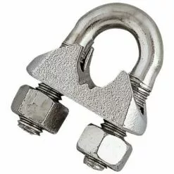 CHAPUIS - Serre Câble étrier Acier Zingué Ø14mm Blister 1