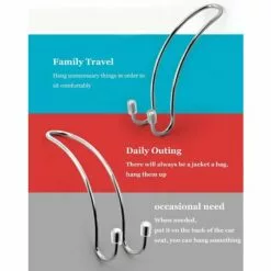 BRIDAY Crochets De Voiture Support De Sac à Main Pour Voiture Auto Crochets D'appui-tête Sacs De Siège Arrière Hanger 2 Packs -Treuil, cric, palan et accessoires Soldes Boutique 43155628 5