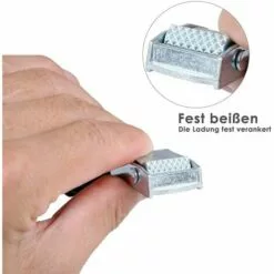 BAMNY 10PCS Sangle D'Arrimage, 2*40CM Kit De Fixation Avec Sangle De Serrage Boucle De Serrage, Pour Moto, Voiture, Porte Vélo, Puissance De Traction: 800 Kg / Pièce(40CM, Nior) -Treuil, cric, palan et accessoires Soldes Boutique 43348163 4