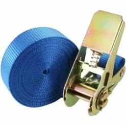 PEDY 10 PCS Sangle à Cliquet Sangle D'Arrimage En Polyester, Sangles De Serrage Avec Tendeur à Cliquet, Capacité De 400 Kg/Pièce, Certifié CE, 6M X 25MM - Bleu 8 PEDY 10 PCS Sangle à Cliquet Sangle D'Arrimage En Polyester, Sangles De Serrage Avec Tendeur à Cliquet, Capacité De 400 Kg/Pièce, Certifié CE, 6M X 25MM - Bleu -Treuil, cric, palan et accessoires Soldes Boutique 43570088 4