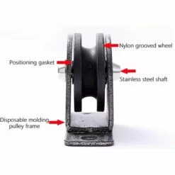 ALMI Guide De Poulies Pivotantes Insonorisées à Poulie Fixe à Poulie Fixe, 300kg -Treuil, cric, palan et accessoires Soldes Boutique 44074078 3