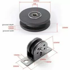 ALMI Guide De Poulies Pivotantes Insonorisées à Poulie Fixe à Poulie Fixe, 300kg -Treuil, cric, palan et accessoires Soldes Boutique 44074078 4