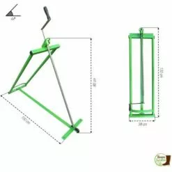 TERRE JARDIN Cric Lève Tracteur Tondeuse à Manivelle 350 Kg -Treuil, cric, palan et accessoires Soldes Boutique 4489930 4