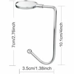 BRIDAY Crochet De Sac à Main Crochet En Métal Crochet De Suspension Pour Sac De Sécurité Clips De Poignée Pour Table (10) 9 BRIDAY Crochet De Sac à Main Crochet En Métal Crochet De Suspension Pour Sac De Sécurité Clips De Poignée Pour Table (10) -Treuil, cric, palan et accessoires Soldes Boutique 44929273 5