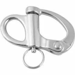 Manille Mousqueton Pivotant à Emerillon Maillons Rapides En 304 INOX Matériel,Irisfr(1pcs)