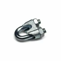 WURKO Elementi Di Fissaggio Per Cavi Zincati Da 6/8mm.