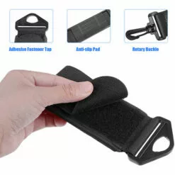 ASUPERMALL Sangle De Bâton De Ski, Bandouliere Reglable De Bâton De Ski, Sangle De Fixation De Ski, Avec Patin Antiderapant, Modele A -Treuil, cric, palan et accessoires Soldes Boutique 46315152 4