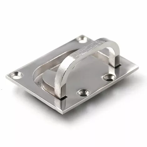 76mm Flush Flush Pull Handle Square 316 Anneau De Levage De Polissage En Acier Inoxydable,Irisfr(1pcs) 1 76mm Flush Flush Pull Handle Square 316 Anneau De Levage De Polissage En Acier Inoxydable,Irisfr(1pcs)