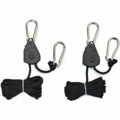 Sangle à Cliquet Corde 1/8 Pouces Rope Ratchet Robuste Réglable,Irisfr (2pcs)