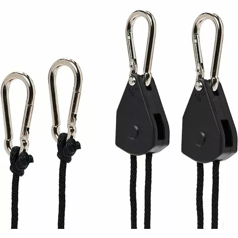 Sangle à Cliquet Corde 1/8 Pouces Rope Ratchet Robuste Réglable,Irisfr (2pcs) 2 Sangle à Cliquet Corde 1/8 Pouces Rope Ratchet Robuste Réglable,Irisfr (2pcs) – Image 2