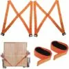 Sangle Déménagement, Sangle De Levage, Aide Au Déménagement Pour Piano Et Transporter Meuble, (2 Harnais + 2 Sangles), Pour 2 Personnes, Kit Déménageur，Starlight