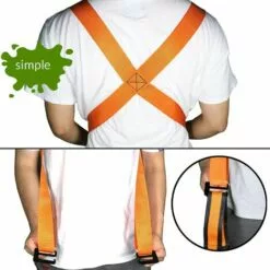 Sangle Déménagement, Sangle De Levage, Aide Au Déménagement Pour Piano Et Transporter Meuble, (2 Harnais + 2 Sangles), Pour 2 Personnes, Kit Déménageur，Starlight -Treuil, cric, palan et accessoires Soldes Boutique 47884905 4