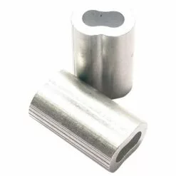 POSAMO Virolle Alu Pour Cables 3,0mm Aluminium A 20 Pièces.