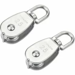 ELLE Poulie Simple En Acier Inoxydable M25 304, Poulie à Poulie Simple 25 MM, Câble De Câble Métallique Lisse à Crochet Pivotant Pour Grue (5 Pièces) 8 ELLE Poulie Simple En Acier Inoxydable M25 304, Poulie à Poulie Simple 25 MM, Câble De Câble Métallique Lisse à Crochet Pivotant Pour Grue (5 Pièces) -Treuil, cric, palan et accessoires Soldes Boutique 49187160 4