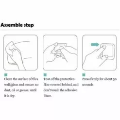 SUPERMARKET Crochets Adhésif Crochet Mural Acier Inoxydable Porte Serviettes Pour Cuisine Salle De Bain 8 Pièces, Superma -Treuil, cric, palan et accessoires Soldes Boutique 49196687 4