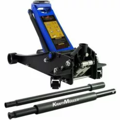 KRAFT MÜLLER Cric Hydraulique Kraft Müller Professionnel 2.25 Tonnes, Hauteur De Levage 50cm, Levée Rapide Grâce Au Système à Double-pompe