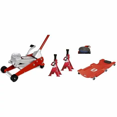 Pack Cric Rouleur 3T à Pédale Rapide + Chandelles, Selle Et Chariot De Visite MW-Tools CATSET5 1 Pack Cric Rouleur 3T à Pédale Rapide + Chandelles, Selle Et Chariot De Visite MW-Tools CATSET5