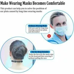 Extenseur De Sangle De Masque, Boucle De Silicone De Protection De Crochet D'oreille De Masque Anti-serrage Réglable Pour Hommes,Femme,Enfant 14.5*1.5cm Fontainebleau 8 Pcs 8 Extenseur De Sangle De Masque, Boucle De Silicone De Protection De Crochet D'oreille De Masque Anti-serrage Réglable Pour Hommes,Femme,Enfant 14.5*1.5cm Fontainebleau 8 Pcs -Treuil, cric, palan et accessoires Soldes Boutique 50922609 4