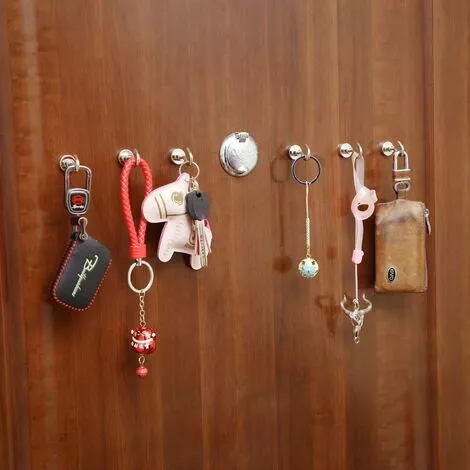 VERSAILLESFR Lot De 10 Crochets Magnétiques, 8 Kg Aimant Puissant Avec Crochet Pour Réfrigérateur, Crochet De Croisière Robuste Pour Plafond, Crochet Magnétique, Versailles 5 VERSAILLESFR Lot De 10 Crochets Magnétiques, 8 Kg Aimant Puissant Avec Crochet Pour Réfrigérateur, Crochet De Croisière Robuste Pour Plafond, Crochet Magnétique, Versailles – Image 5