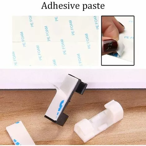 Clips Câbles Adhésives, Yuanzi Clips Attache Câbles Autocollant Pour Rangement Supprot Fils Electriques Pour TV/Chargeur/Voiture/Bureau 20 Pcs, Fontainebleau 4 Clips Câbles Adhésives, Yuanzi Clips Attache Câbles Autocollant Pour Rangement Supprot Fils Electriques Pour TV/Chargeur/Voiture/Bureau 20 Pcs, Fontainebleau – Image 4