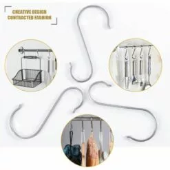 Crochets En S De Suspension Multifonctions Crochets En Forme De S En Acier Inoxydable Crochet S Pour Salle De Bains Chambre Bureau Cuisine 10 Pièces, Fontainebleau -Treuil, cric, palan et accessoires Soldes Boutique 51212171 5