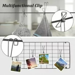 Crochets à Linge à Vêtements Pinces à Linge En Métal Avec Crochets Pinces à Sac De Nourriture Pinces à Cartes De Noël Chaussette Sous-vêtements Pince à Crochets En Acier Inoxydable，Starlight，20 Pinces -Treuil, cric, palan et accessoires Soldes Boutique 51215547 4