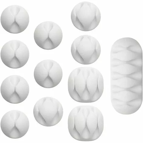 ZHUOXUAN Système De Gestion Des Cordons De Clips De Câble Blancs Polyvalents, Pour Organiser Les Cordons De Câbles à La Maison Et Au Bureau, Supports De Cordon Auto-adhésifs Organisateur De Câbles De Bureau 3 ZHUOXUAN Système De Gestion Des Cordons De Clips De Câble Blancs Polyvalents, Pour Organiser Les Cordons De Câbles à La Maison Et Au Bureau, Supports De Cordon Auto-adhésifs Organisateur De Câbles De Bureau -Treuil, cric, palan et accessoires Soldes Boutique 51459817 1