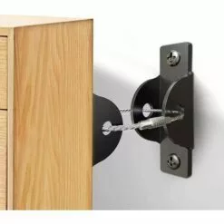Sangles De Meubles Anti-basculement LITZEE 1 Jeu De Sangles D'ancrage De Meubles En Acier Inoxydable à L'épreuve Des Enfants Pour La Sécurité Des Enfants Et La Protection Des Chiots. -Treuil, cric, palan et accessoires Soldes Boutique 51553205 5