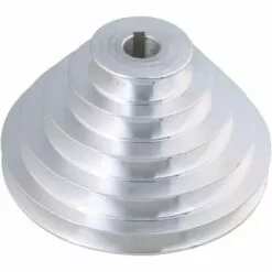 TINOR Poulie En Aluminium 5 Niveaux - 19 Mm De Diamètre Intérieur, 54 à 150 Mm De Diamètre Extérieur, 12,7 Mm De Largeur - Pour Courroie De Distribution Trapézoïdale Type A