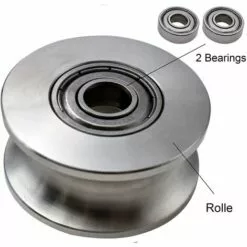 TINOR Poulie De Poulie Pour Cordes En Acier Inoxydable 304, Charge Maximale 200kg 7 TINOR Poulie De Poulie Pour Cordes En Acier Inoxydable 304, Charge Maximale 200kg -Treuil, cric, palan et accessoires Soldes Boutique 52065042 3