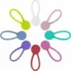ALMI Clips De Câble Magnétique Réutilisables Silicone Attaches De Câble Réglables Câble Organisateur Idéaux Pour La Gestion Des Câbles Casque Câbles USB Des Signets Des Clés Lot De 8