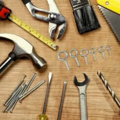 ALMI 100 Pieces Oeil Boulons Crochets à Oeil Vis Crochet Métal Nickelé, Taille Mixte -Treuil, cric, palan et accessoires Soldes Boutique 52587838 5